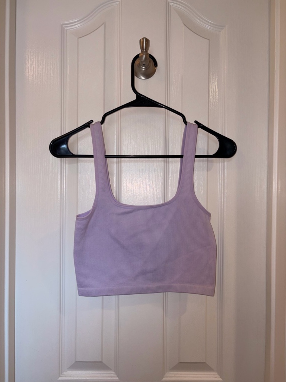 Bozzolo Lilac Ribbed Tank Top
